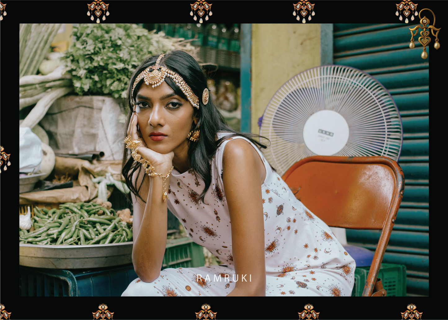 Selai White Mookuthi Dress