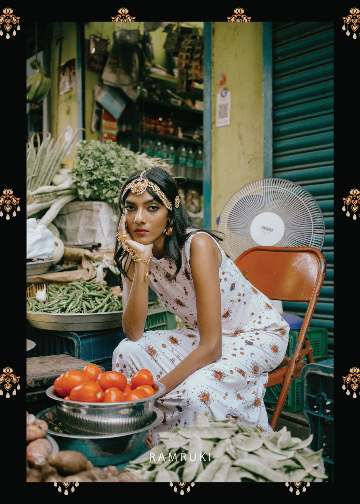 Selai White Mookuthi Dress