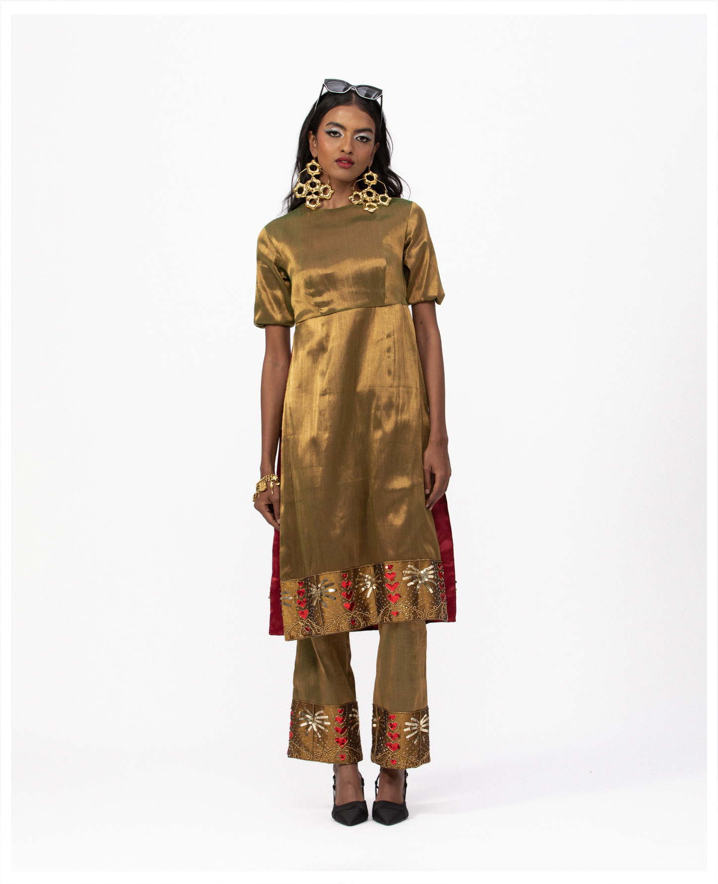 Wild Cat in the Sun Kurta & Pant Set