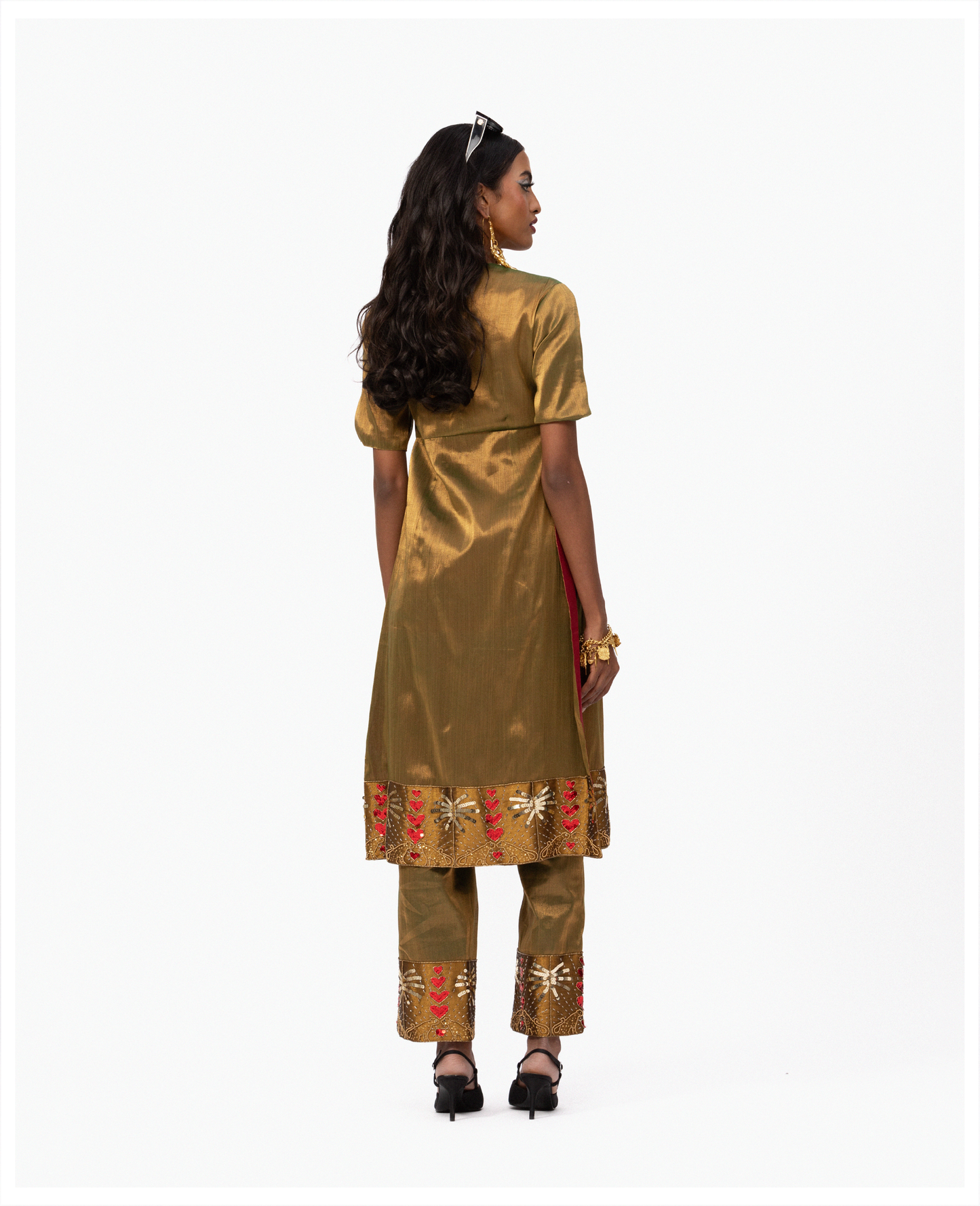 Wild Cat in the Sun Kurta & Pant Set