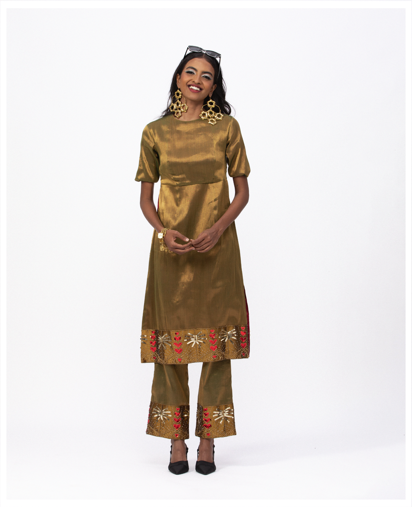 Wild Cat in the Sun Kurta & Pant Set