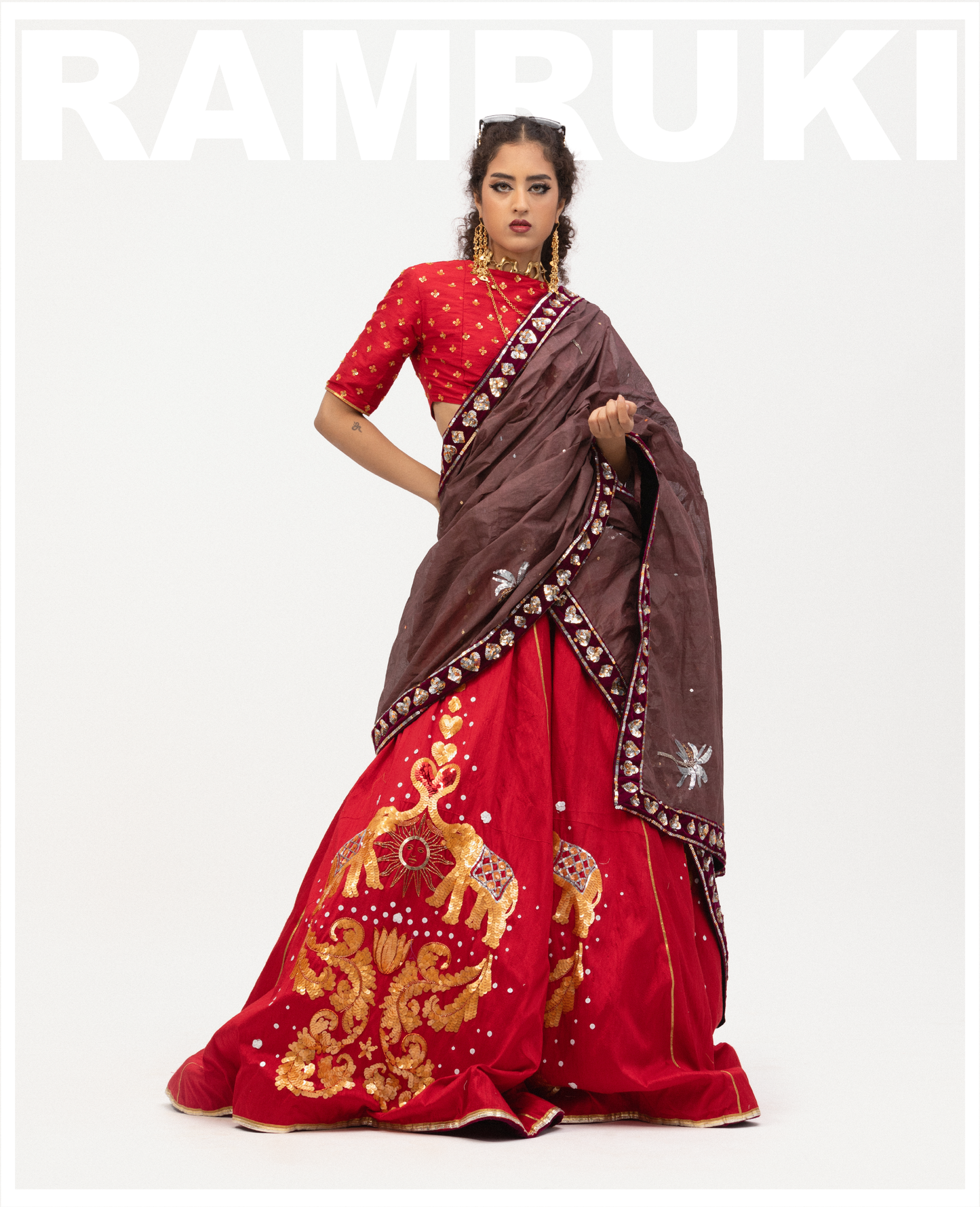 Aishr Elephant Lehenga