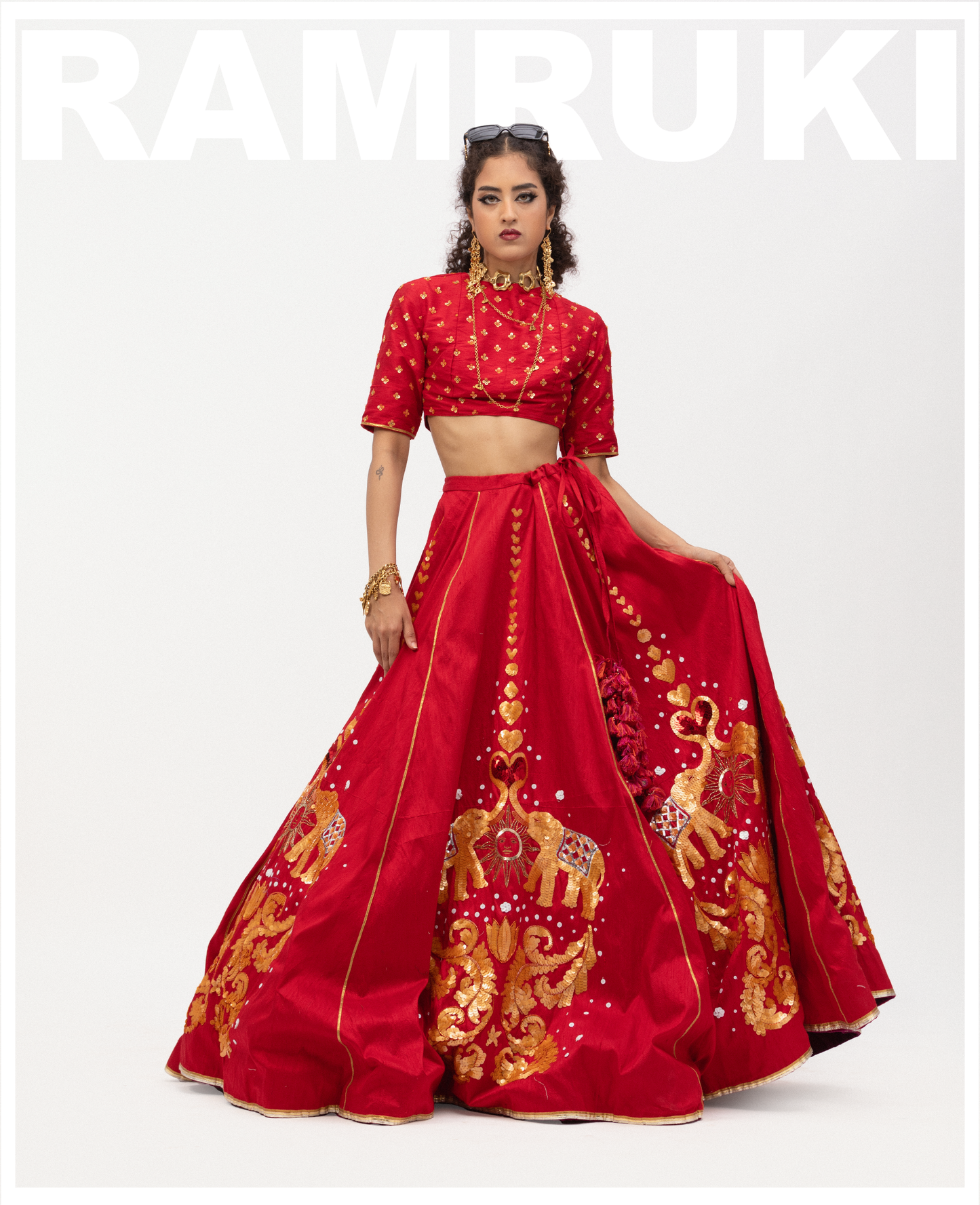 Aishr Elephant Lehenga