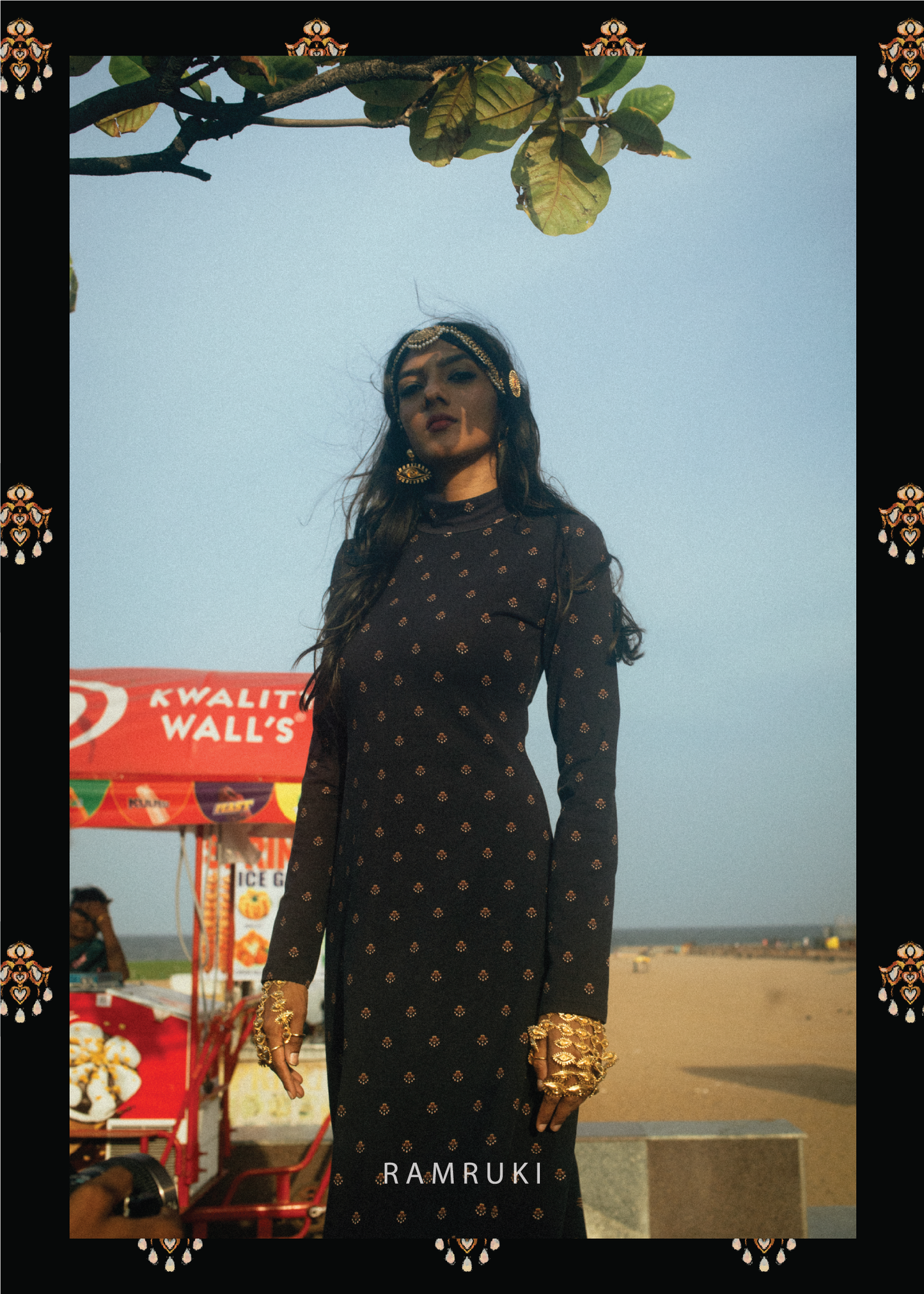 Full Hand Mookuthi Dress