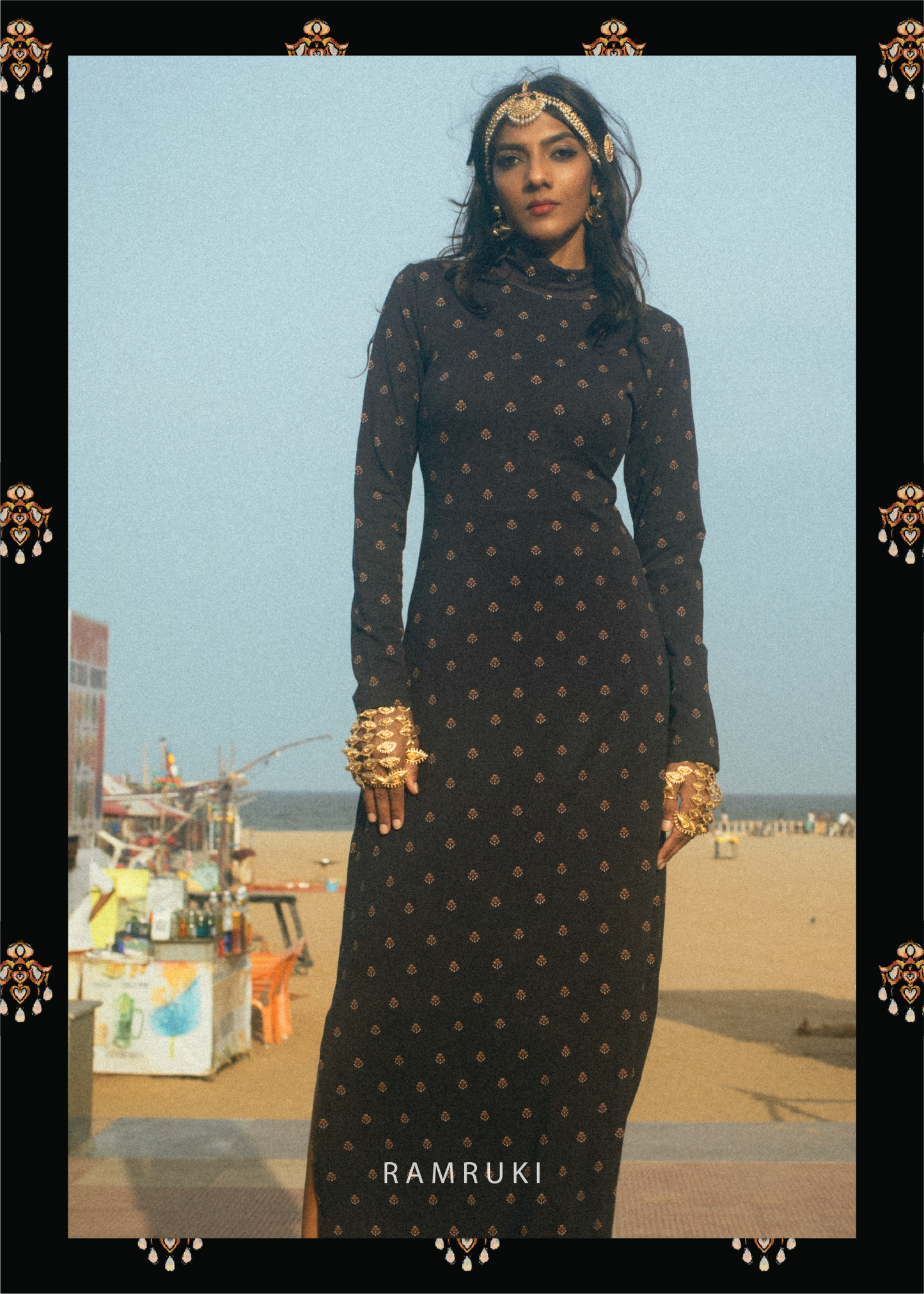 Full Hand Mookuthi Dress