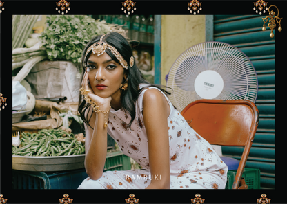 Selai White Mookuthi Dress
