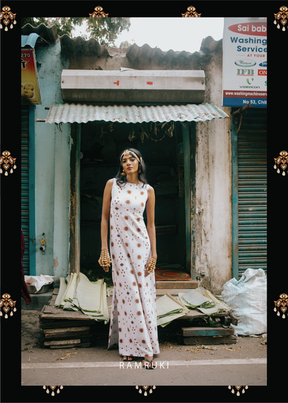 Selai White Mookuthi Dress