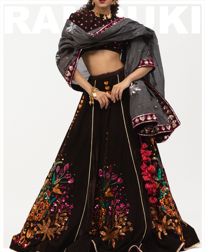 Bouquet of Love Lehenga